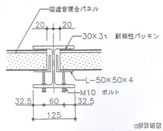 遮音壁・防音パネル　詳細図1